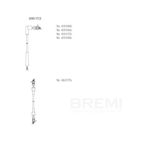 BREMI Z&uuml;ndleitungssatz 600/172