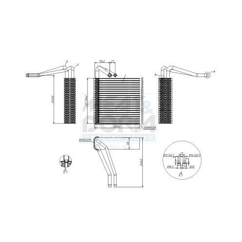 MEAT & DORIA Verdampfer, Klimaanlage 997114