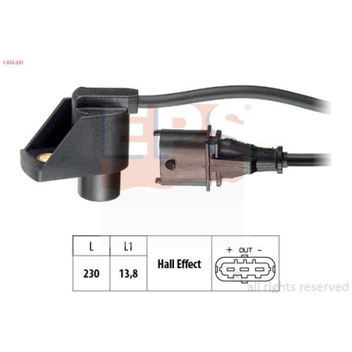 EPS Sensor, Nockenwellenposition Made in Italy - OE Equivalent 1.953.331
