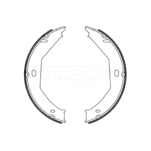 TOMEX Brakes Bremsbackensatz TX 22-58