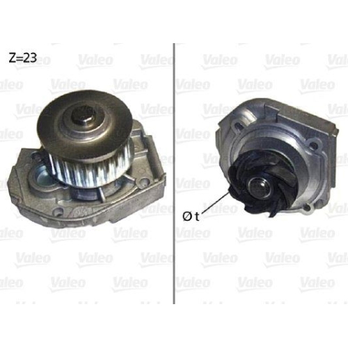 VALEO Wasserpumpe, Motork&uuml;hlung 506598