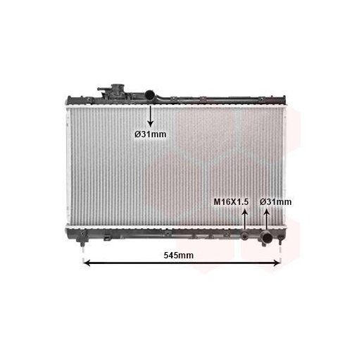 VAN WEZEL K&uuml;hler, Motork&uuml;hlung *** IR PLUS *** 53002200