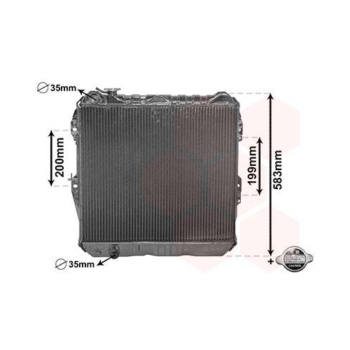 VAN WEZEL K&uuml;hler, Motork&uuml;hlung *** IR PLUS *** 53002374