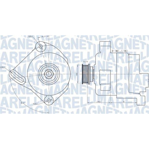 MAGNETI MARELLI Generator 063731886010