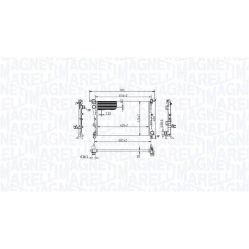 MAGNETI MARELLI K&uuml;hler, Motork&uuml;hlung 350213217900