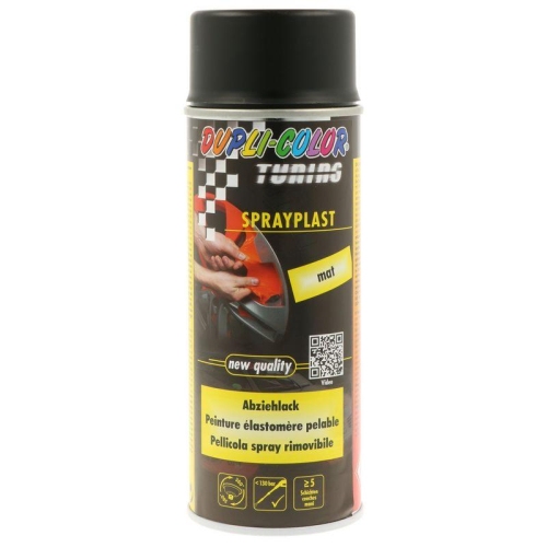 DupliColor Sprayplast schwarz matt (400ml) 388033