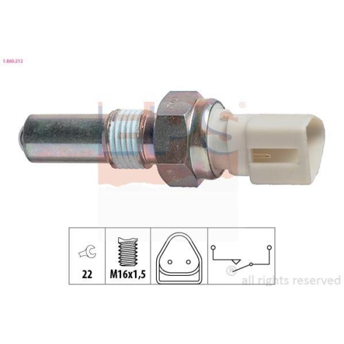 EPS Schalter, R&uuml;ckfahrleuchte Made in Italy - OE Equivalent