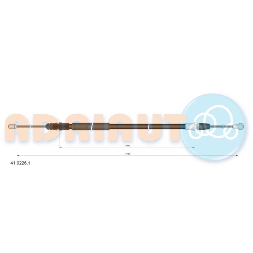 ADRIAUTO Seilzug, Feststellbremse 41.0226.1