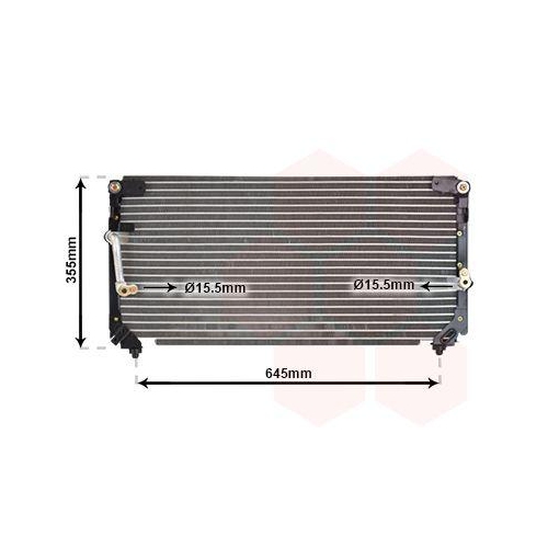 VAN WEZEL Kondensator, Klimaanlage 53005225