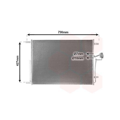 VAN WEZEL Kondensator, Klimaanlage 33015704