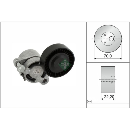 Schaeffler INA Riemenspanner, Keilrippenriemen 534 1006 10