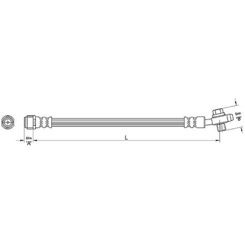 METZGER AUTOTEILE Bremsschlauch 4110381