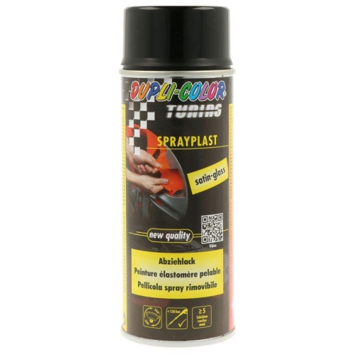 DupliColor Sprayplast schwarz gl&auml;nzend (400ml) 388040