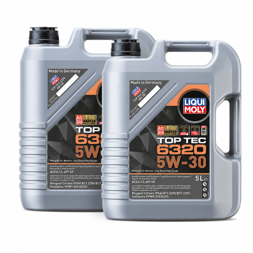 Motor&ouml;l Motoren&ouml;l LIQUI MOLY Top Tec 6320 5W-30 - 10 Liter 10L 23158