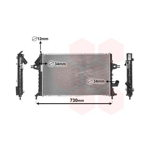 VAN WEZEL K&uuml;hler, Motork&uuml;hlung 37002294