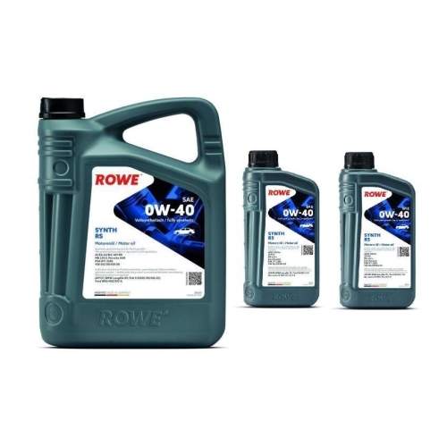 Motoröl ROWE Hightec Synt RS 0W-40 API SN MB229.5 PSA B71 2296 VW502/505 7 Liter