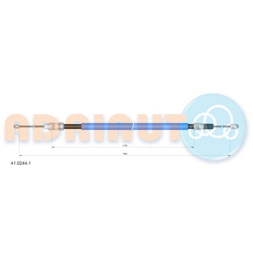 ADRIAUTO Seilzug, Feststellbremse 41.0244.1