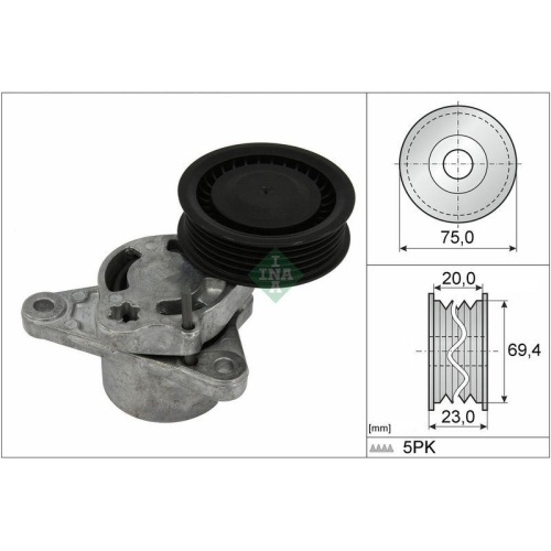 Schaeffler INA Riemenspanner, Keilrippenriemen 534 0822 10
