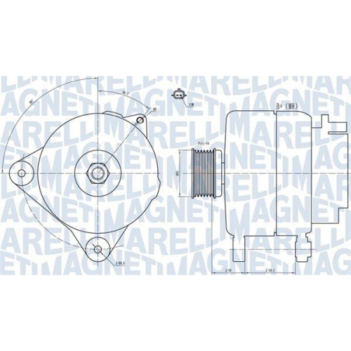 MAGNETI MARELLI Generator 063731887010
