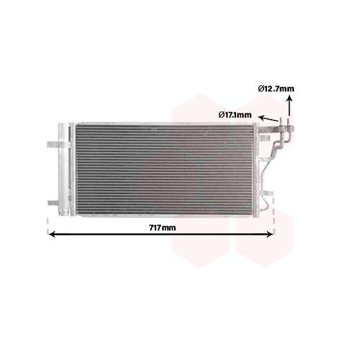 VAN WEZEL Kondensator, Klimaanlage 82015716