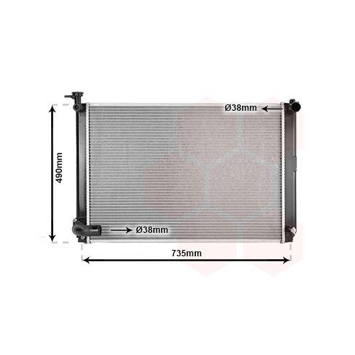 VAN WEZEL K&uuml;hler, Motork&uuml;hlung 53002462