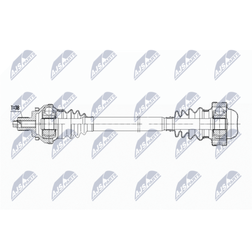 NTY Antriebswelle NPW-AU-044