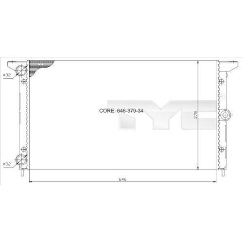 TYC Kühler, Motorkühlung