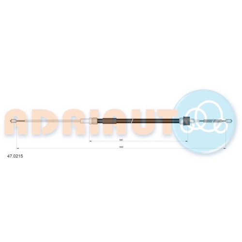 ADRIAUTO Seilzug, Feststellbremse 47.0215