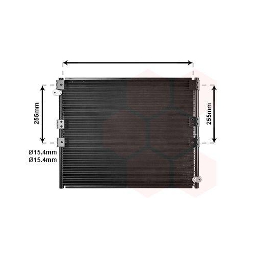 VAN WEZEL Kondensator, Klimaanlage 53005278