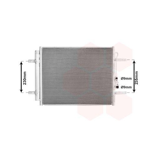 VAN WEZEL Kondensator, Klimaanlage 82015720