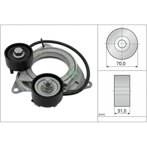 Schaeffler INA Riemenspanner, Keilrippenriemen 534 1011 10