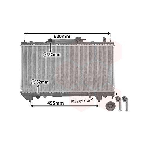 VAN WEZEL K&uuml;hler, Motork&uuml;hlung *** IR PLUS *** 53002238