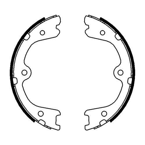 PAGID Bremsbackensatz, Feststellbremse H1736N