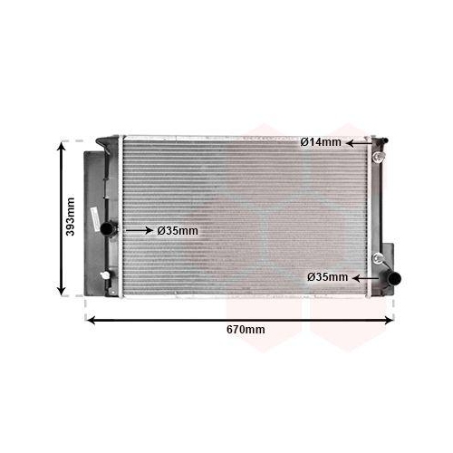 VAN WEZEL K&uuml;hler, Motork&uuml;hlung 53002474