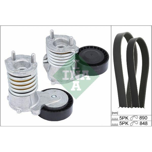 Schaeffler INA Keilrippenriemensatz 529 0490 10