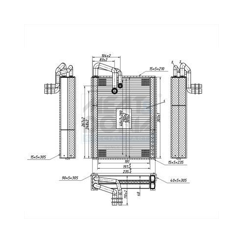 MEAT & DORIA Verdampfer, Klimaanlage 997126
