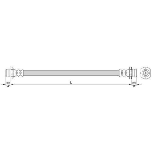 METZGER AUTOTEILE Bremsschlauch 4110393