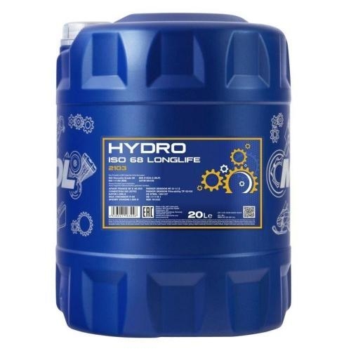 Hydraulik&ouml;l Mannol Hydro ISO 68 Longlife 20 Liter Kanister MN2103-20