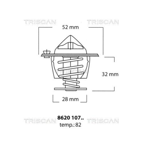 TRISCAN Thermostat, K&uuml;hlmittel