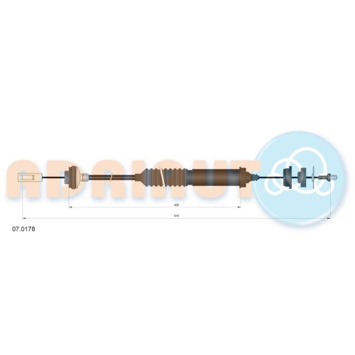 ADRIAUTO Seilzug, Kupplungsbet&auml;tigung 07.0178