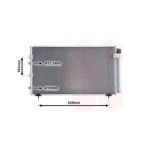 VAN WEZEL Kondensator, Klimaanlage 53005288