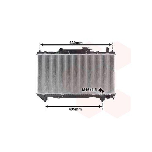 VAN WEZEL K&uuml;hler, Motork&uuml;hlung *** IR PLUS *** 53002239