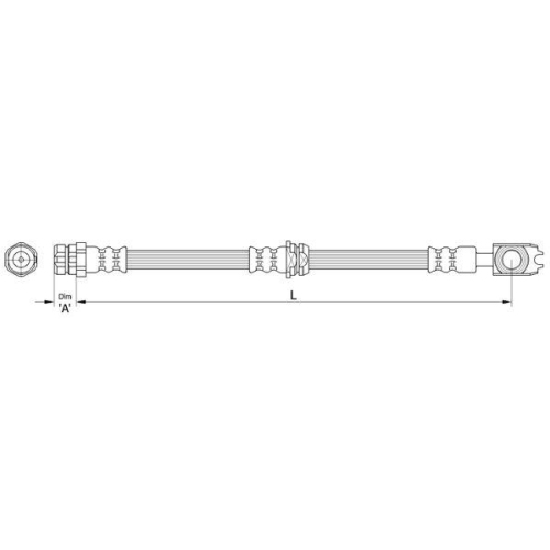 METZGER AUTOTEILE Bremsschlauch 4110444