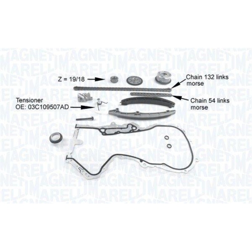 MAGNETI MARELLI Steuerkettensatz 341500001220