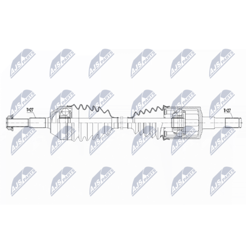 NTY Antriebswelle NPW-CH-096