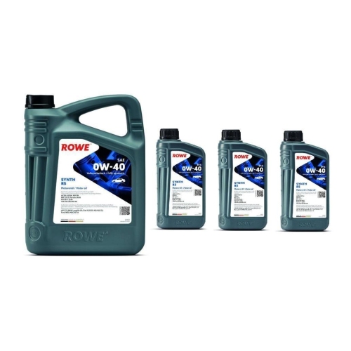 Motoröl ROWE Hightec Synt RS 0W-40 API SN MB229.5 PSA B71 2296 VW502/505 8 Liter