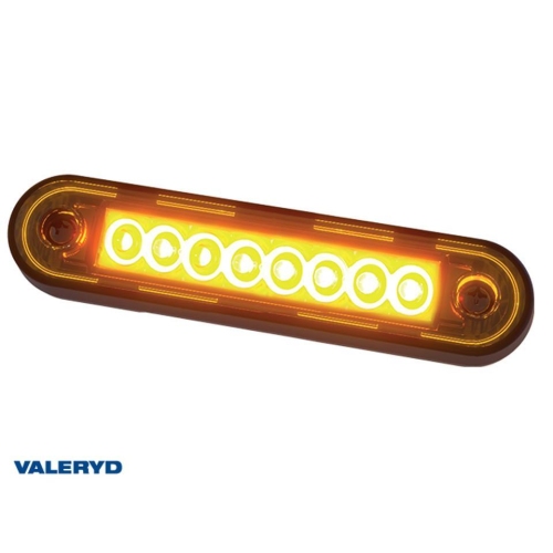 LED Seitenmarkierungsleuchte Valeryd 120,4x12,8mm gelb 12-36V mit 150mm Kabel