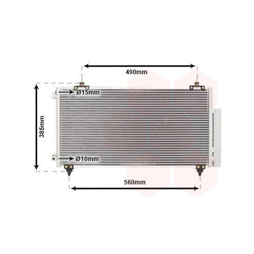 VAN WEZEL Kondensator, Klimaanlage 53005381