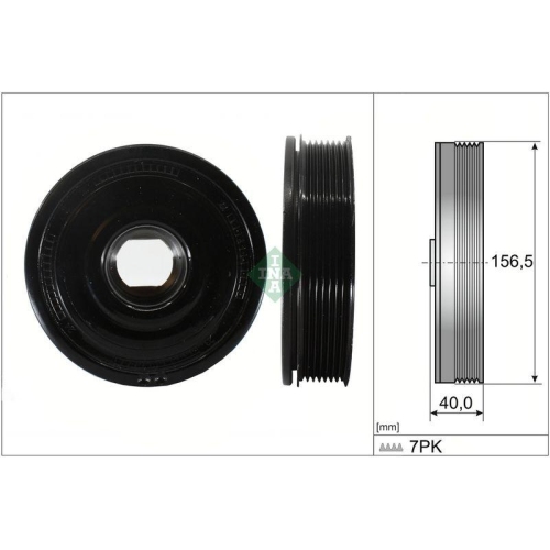 Schaeffler INA Riemenscheibe, Kurbelwelle 544 0187 10