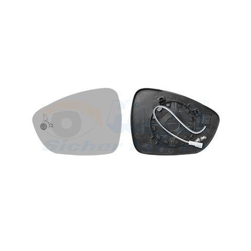 VAN WEZEL Spiegelglas, Au&szlig;enspiegel * HAGUS * 4082835